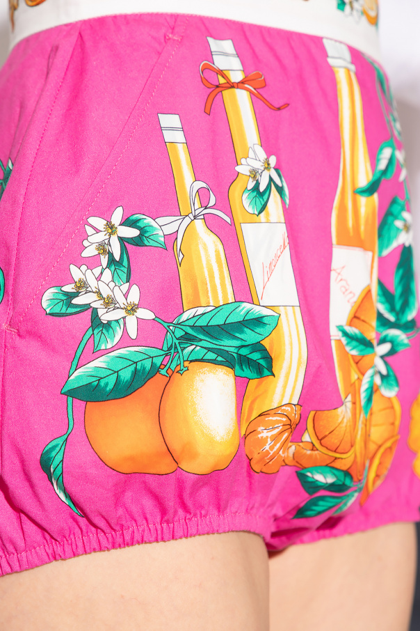 Dolce & Gabbana Highwaisted patterned shorts Women's Clothing Vitkac